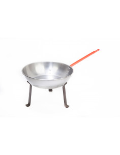 SARTEN PULIDA CON PATAS...